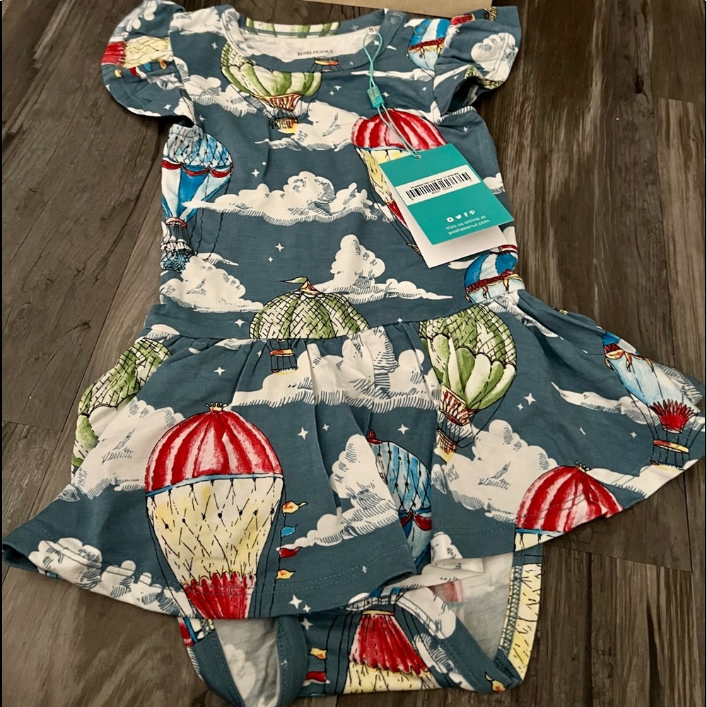 Tanner ruffled cap sleeve twirl skirt bodysuit